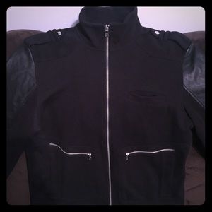 International Concepts INC Jacket w/ Faux Leather